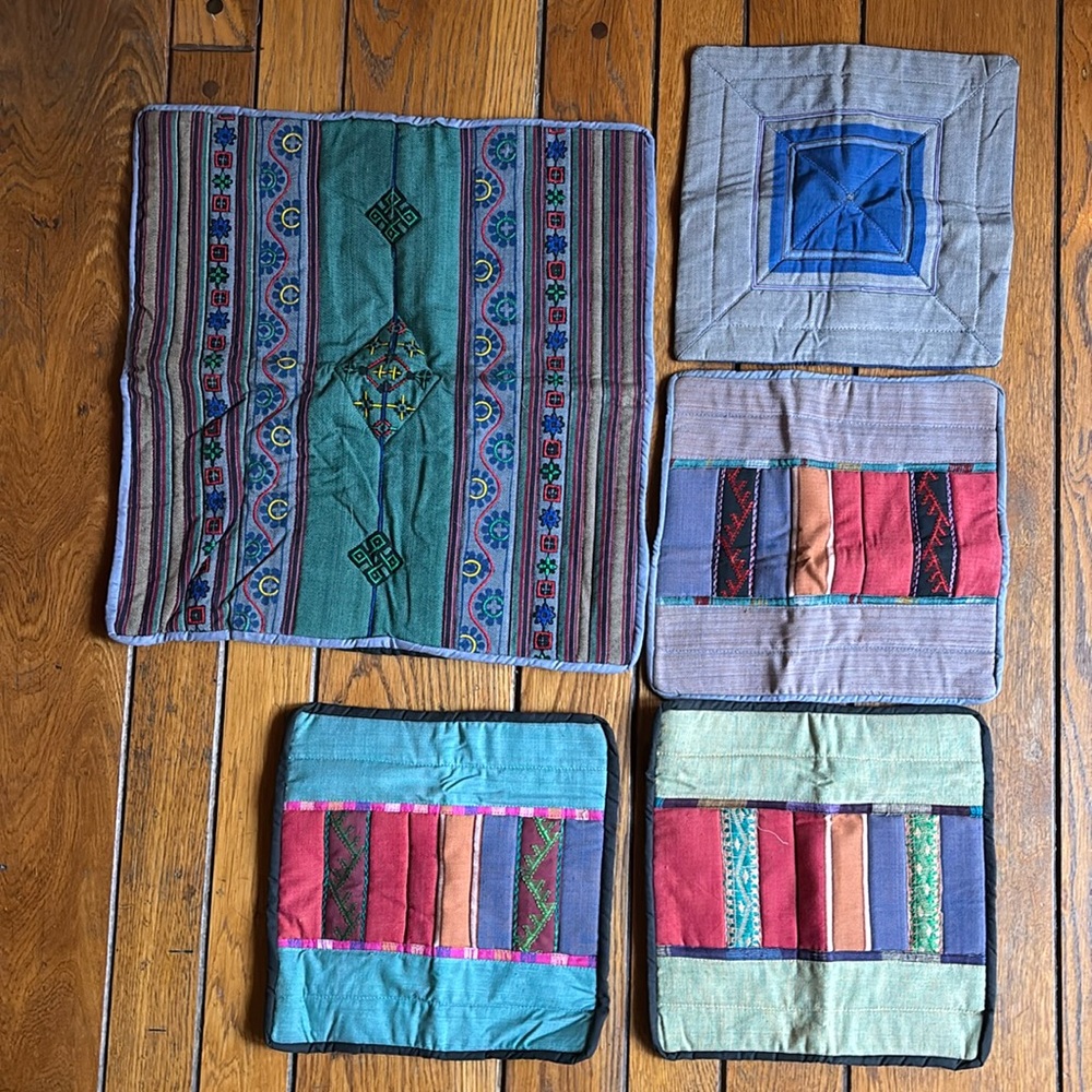 Nepalese Pillow Cases—four small/ one large